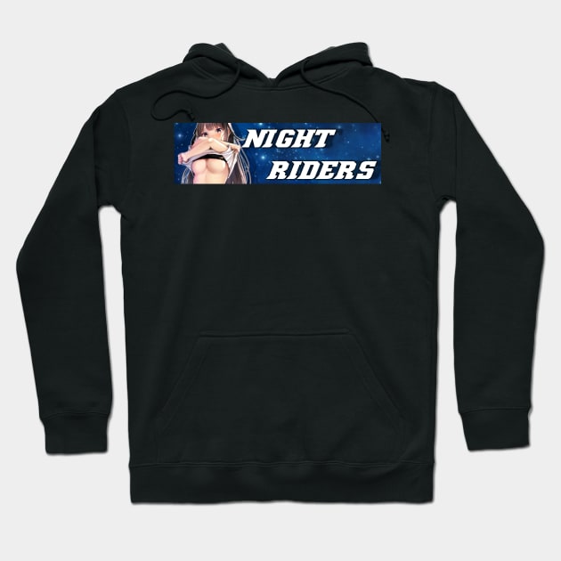 car slap stickers NIGHT RIDERS GIRL Hoodie by eugen900000